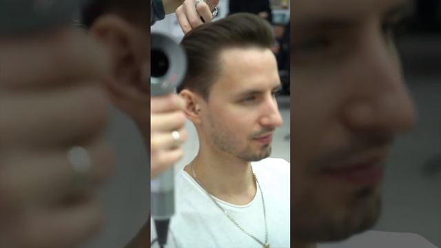 Мужская укладка феном ✔️ Mens hairstyle with hairdryer ✔️ #menshairstyle #howtostylehair #menshair