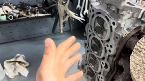 Хендай i40 G4NA стук мотора и задранный первый цилиндр плюс бряк компенсаторов.расточка блока в 0.5