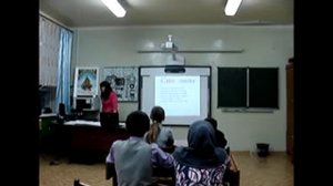 Урок русского языка в школе