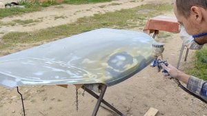 Покраска по мокрому, восстановление блеска и устранение дефектов.