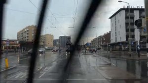 Голландский трамвай Ремиз Схевенинген - Схевенинген Норд 2019 HD