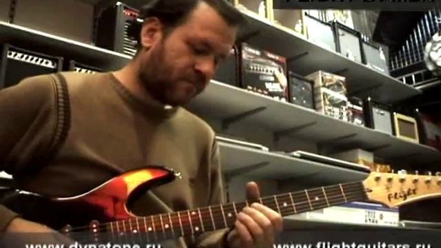 Электрогитара FLIGHT E4 MBK смотреть онлайн