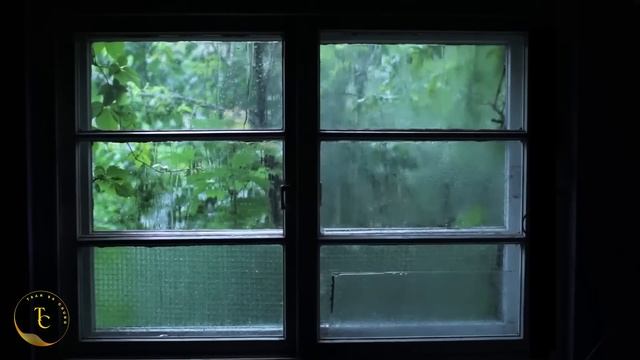 Rain Sounds For Sleeping - 99% Instantly Fall Asleep With Rain Sound outside the window At Night