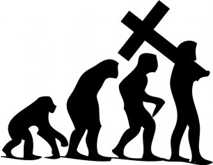 Станкевичюс критикует атеиста ,считающий что  теория эволюция и христианство не совместимы
