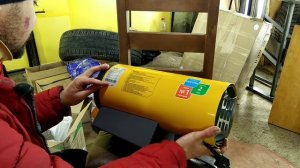 ГАРАЖ-BAJAJ. Замерзаю в гараже. Газовая пушка Ballu BHG-10.