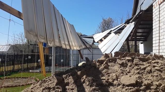 Последствия после снежной зимы!!!Фронт работы на лето!!! смотреть онлайн