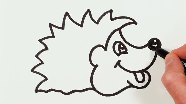 Рисуем фломастерами. Простой милый рисунок. Рисование для детей смотреть онлайн