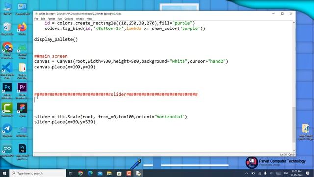 Create Advance Digital White Board Using Python | GUI Tkinter Project | 2.0
