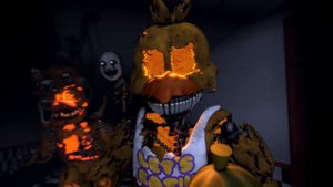 [SFM FNAF] SCRAP VS HALLOWEEN ANIMATRONICS Animation