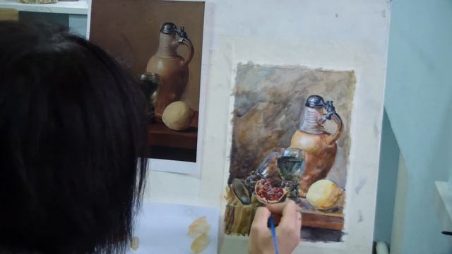 МК по акварели 2 часть смотреть онлайн