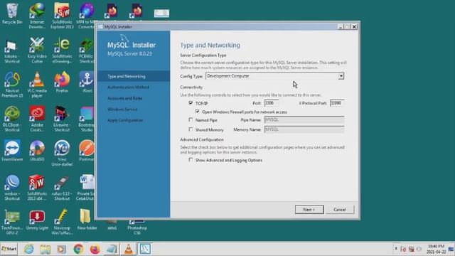 Installing MySql Server 8.0.23 Offline