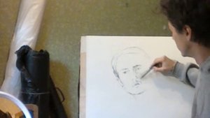 Автопортрет. 1). Часть.  Как нарисовать себя? Федор Усачев.