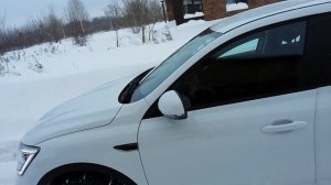22.01.2022г. Рено Аркана.Передний привод,вариатор...,не проблема для передвижения по снегу.