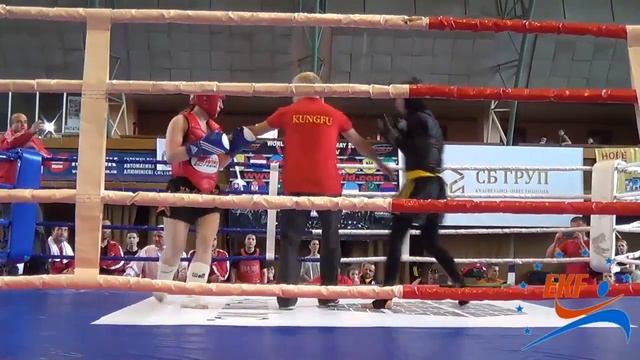Бой 9 раунд 1.РИНГ Саньда.05.12-15. Чемпионат Европы по кунгфу смотреть онлайн
