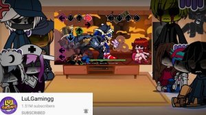 Fnf mods react to Tabi vs Sonic Exe - Gacha club reaction (old and cringe)