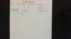 Simple Groups