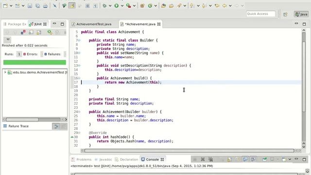 Introduction to the Builder Design Pattern смотреть онлайн