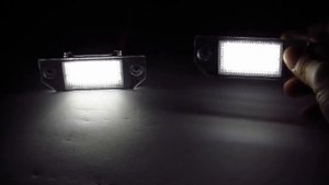 Ford focus 2 хэтчбек LED подсветка номера
