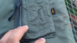 Alpha industries N-2B parka USAF type sage green