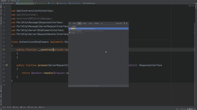 107 How to Pass Authenticated User to the Request - Build Expense Tracker App With PHP 8 смотреть онлайн