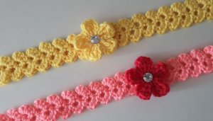 Ленточное кружево. Вязание крючком / Ribbon lace crochet