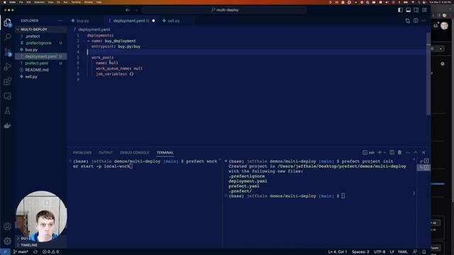 How to create multiple deployments from one project in Prefect смотреть онлайн