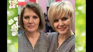 КАК КОРОТКАЯ СТРИЖКА И ЦВЕТ ВОЛОС СПОСОБНЫ ОМОЛОДИТЬ ЖЕНЩИНУ 50+/ПРИМЕРЫ ОБРАЗОВ "ДО" И "ПОСЛЕ".
