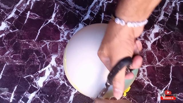 COMO FAZER VASO DECORATIVO DE GESSO E BEXIGA | FAÇA VOCÊ MESMO VASO DECORATIVO DE GESSO E BALÃO смотреть онлайн