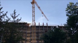 Стройка. Реновация. Москва. Башенный кран POTAIN
