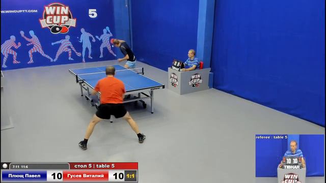 14-30 Плющ Павел 3-2 Гусев Виталий стол 5 ЮГ-3 10.07.20 смотреть онлайн