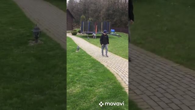 Первый покос газона в этом сезоне. Попутно удаляю сорняки. смотреть онлайн