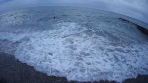 Зима в Адлере, купаемся каждый день. (1 января 2022)