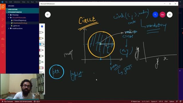 Drawing CIRCLE using Matplotlib | Python