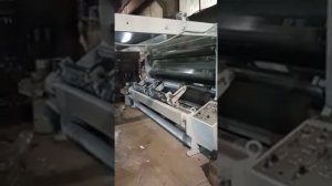 Запуск бобинорезательной машины после капитального ремонта.