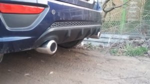 Калина Спорт 2. Двойной выхлоп.