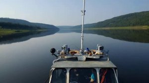 Подкаменная Тунгуска, зарисовки. На барже