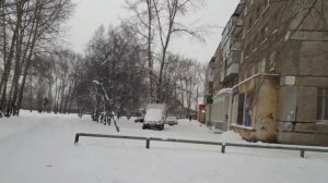 Заснеженный Северный пос .Нижний Тагил .