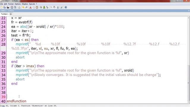 Scilab Programming - Bisection Method 2021 смотреть онлайн