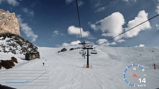 6-CLD/B Sass Becè | Canazei | Val di Fassa | GoPro Timelapse 2K with GPS Data смотреть онлайн