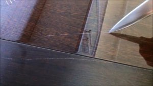 Поцарапали мебель ножом! Посмотрите что нужно  делать. Горячеключевская мебельная фабрика