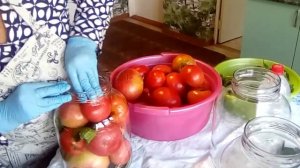 Розовые помидоры закрываю холодным способом.Вы таких ещё не пробовали просто супер