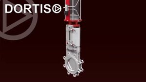 Пневматическая шиберно-ножевая задвижка DORTIS