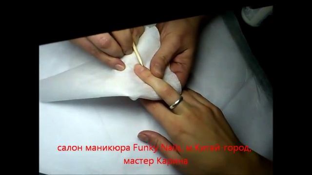 опил жесткого валика, мастер Карина