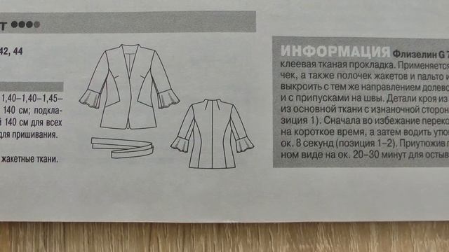 Шью жакет по BURDA / Сколько стоит сшить жакет самому себе / Раскрой жакета