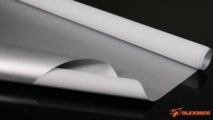 Ткань для рулонных штор коллекция «Аканта» Silver Blackout Белый 200 см