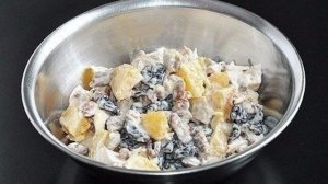 Куриный салат с апельсином