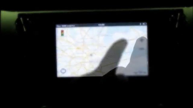 camry v50 с монитором 7  iphone
