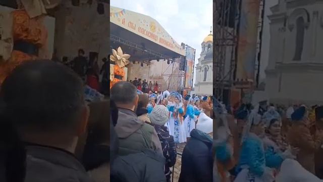 ШУМНАЯ ЯРКАЯ КАЗАЧЬЯ МАСЛЕНИЦА! #Новочеркасск смотреть онлайн