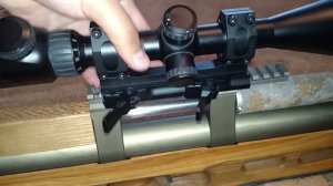 Быстро съемный кронштейн для оптического прицела на вивер и пикатинни.