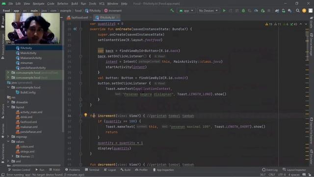 Intent Android Kotlin Studi Kasus FastFood смотреть онлайн